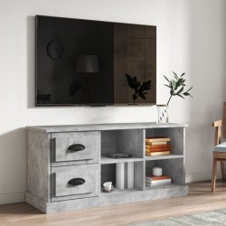 vidaXL Mobile TV Grigio Cemento 102x35,5x47,5 cm in Legno Multistrato