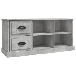 vidaXL Mobile TV Grigio Cemento 102x35,5x47,5 cm in Legno Multistrato