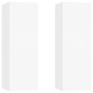 vidaXL Set di Mobili Porta TV 6 pz Bianco in Legno Multistrato vidaXL Set di Mobili Porta TV 6 pz Bianco in Legno Multistrato