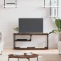 vidaXL Mobile TV Rovere Fumo 103x38x46,5cm Legno Multistrato e Acciaio vidaXL Mobile TV Rovere Fumo 103x38x46,5cm Legno Multistrato e Acciaio