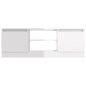 vidaXL Mobile Porta TV con Anta Bianco Lucido 102x30x36 cm vidaXL Mobile Porta TV con Anta Bianco Lucido 102x30x36 cm