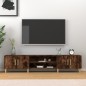 vidaXL Mobile TV Rovere Fumo 180x31,5x40 cm in Legno Multistrato vidaXL Mobile TV Rovere Fumo 180x31,5x40 cm in Legno Multistrato