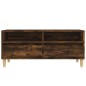 vidaXL Mobile TV Rovere Fumo 100x34,5x44,5 cm in Legno Multistrato