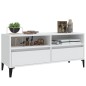 vidaXL Mobile Porta TV Bianco 100x34,5x44,5 cm in Legno Multistrato