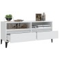 vidaXL Mobile Porta TV Bianco 100x34,5x44,5 cm in Legno Multistrato