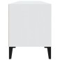 vidaXL Mobile Porta TV Bianco 100x34,5x44,5 cm in Legno Multistrato