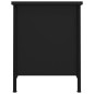 vidaXL Mobile Porta TV con Ante Nero 60x35x45 cm in Legno Multistrato vidaXL Mobile Porta TV con Ante Nero 60x35x45 cm in Legno Multistrato