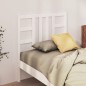 Testiera per Letto Bianca 96x4x100 cm in Legno Massello di Pino Testiera per Letto Bianca 96x4x100 cm in Legno Massello di Pino