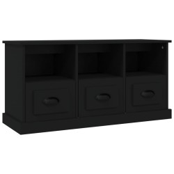 vidaXL Mobile Porta TV Nero 100x35x50 cm in Legno Multistrato