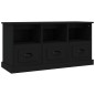 vidaXL Mobile Porta TV Nero 100x35x50 cm in Legno Multistrato vidaXL Mobile Porta TV Nero 100x35x50 cm in Legno Multistrato