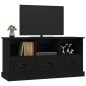 vidaXL Mobile Porta TV Nero 100x35x50 cm in Legno Multistrato vidaXL Mobile Porta TV Nero 100x35x50 cm in Legno Multistrato