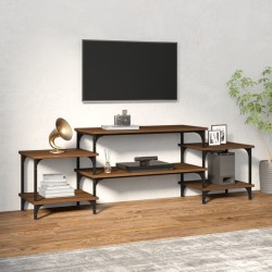vidaXL Mobile Porta TV Rovere Marrone 157x35x52 cm Legno Multistrato