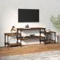 vidaXL Mobile Porta TV Rovere Marrone 157x35x52 cm Legno Multistrato