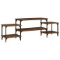vidaXL Mobile Porta TV Rovere Marrone 157x35x52 cm Legno Multistrato