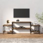 vidaXL Mobile Porta TV Rovere Marrone 157x35x52 cm Legno Multistrato