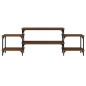 vidaXL Mobile Porta TV Rovere Marrone 157x35x52 cm Legno Multistrato