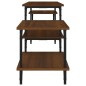 vidaXL Mobile Porta TV Rovere Marrone 157x35x52 cm Legno Multistrato