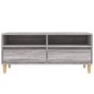 vidaXL Mobile Porta TV Grigio Sonoma 100x34,5x44,5cm Legno Multistrato
