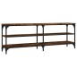 vidaXL Mobile TV Rovere Fumo 140x30x50 cm in Legno Multistrato vidaXL Mobile TV Rovere Fumo 140x30x50 cm in Legno Multistrato