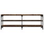 vidaXL Mobile TV Rovere Fumo 140x30x50 cm in Legno Multistrato vidaXL Mobile TV Rovere Fumo 140x30x50 cm in Legno Multistrato