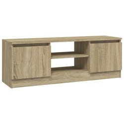 vidaXL Mobile Porta TV con Anta Rovere Sonoma 102x30x36 cm