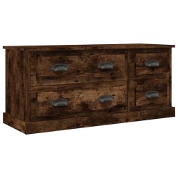 vidaXL Mobile TV Rovere Fumo 100x35,5x45 cm in Legno Multistrato