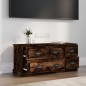 vidaXL Mobile TV Rovere Fumo 100x35,5x45 cm in Legno Multistrato vidaXL Mobile TV Rovere Fumo 100x35,5x45 cm in Legno Multistrato