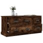 vidaXL Mobile TV Rovere Fumo 100x35,5x45 cm in Legno Multistrato vidaXL Mobile TV Rovere Fumo 100x35,5x45 cm in Legno Multistrato