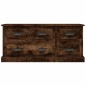vidaXL Mobile TV Rovere Fumo 100x35,5x45 cm in Legno Multistrato vidaXL Mobile TV Rovere Fumo 100x35,5x45 cm in Legno Multistrato