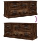 vidaXL Mobile TV Rovere Fumo 100x35,5x45 cm in Legno Multistrato vidaXL Mobile TV Rovere Fumo 100x35,5x45 cm in Legno Multistrato