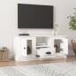 vidaXL Mobile Porta TV Bianco 100x35,5x45 cm in Legno Multistrato