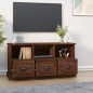 vidaXL Mobile Porta TV Rovere Marrone 100x35x50 cm Legno Multistrato