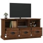 vidaXL Mobile Porta TV Rovere Marrone 100x35x50 cm Legno Multistrato
