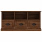vidaXL Mobile Porta TV Rovere Marrone 100x35x50 cm Legno Multistrato