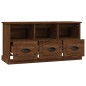 vidaXL Mobile Porta TV Rovere Marrone 100x35x50 cm Legno Multistrato