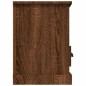 vidaXL Mobile Porta TV Rovere Marrone 100x35x50 cm Legno Multistrato