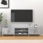 vidaXL Mobile Porta TV Grigio Cemento 180x31,5x40 cm Legno Multistrato vidaXL Mobile Porta TV Grigio Cemento 180x31,5x40 cm Legno Multistrato