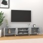 vidaXL Mobile Porta TV Grigio Cemento 180x31,5x40 cm Legno Multistrato vidaXL Mobile Porta TV Grigio Cemento 180x31,5x40 cm Legno Multistrato