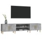 vidaXL Mobile Porta TV Grigio Cemento 180x31,5x40 cm Legno Multistrato vidaXL Mobile Porta TV Grigio Cemento 180x31,5x40 cm Legno Multistrato