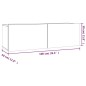 vidaXL Set Mobili Porta TV 2 pz Rovere Marrone in Legno Multistrato