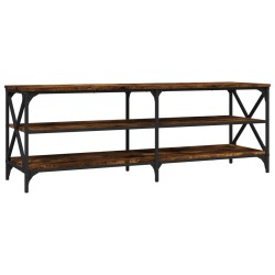 vidaXL Mobile TV Rovere Fumo 140x40x50 cm in Legno Multistrato