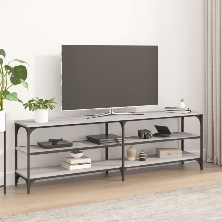 vidaXL Mobile Porta TV Grigio Sonoma 160x30x50 cm in Legno Multistrato