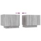 vidaXL Mobile TV Grigio Sonoma 100x35x40 cm in Legno Multistrato