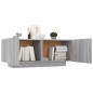 vidaXL Mobile TV Grigio Sonoma 100x35x40 cm in Legno Multistrato