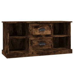 vidaXL Mobile Porta TV Rovere Fumo 99,5x35,5x48cm in Legno Multistrato