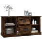 vidaXL Mobile Porta TV Rovere Fumo 99,5x35,5x48cm in Legno Multistrato vidaXL Mobile Porta TV Rovere Fumo 99,5x35,5x48cm in Legno Multistrato