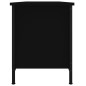 vidaXL Mobile Porta TV con Ante Nero 102x35x45 cm in Legno Multistrato vidaXL Mobile Porta TV con Ante Nero 102x35x45 cm in Legno Multistrato