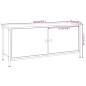 vidaXL Mobile Porta TV con Ante Nero 102x35x45 cm in Legno Multistrato vidaXL Mobile Porta TV con Ante Nero 102x35x45 cm in Legno Multistrato