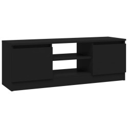 vidaXL Mobile Porta TV con Anta Nero 102x30x36 cm