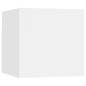 vidaXL Set di Mobili Porta TV 6 pz Bianco in Legno Multistrato vidaXL Set di Mobili Porta TV 6 pz Bianco in Legno Multistrato
